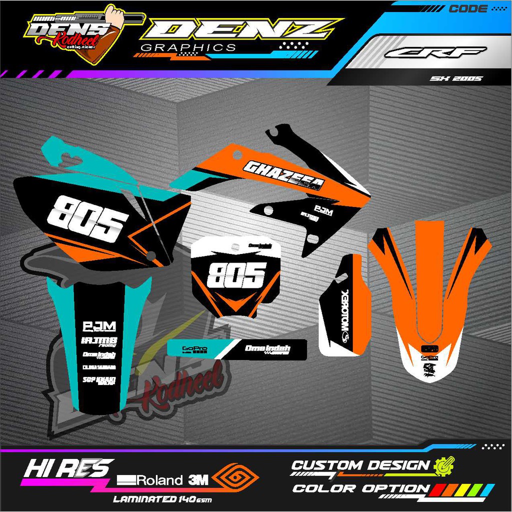 สติ๊กเกอร์ DECAL CRF 250/MOTORCYCLE