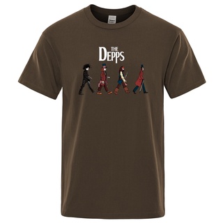 ขายดี!เสื้อยืดลําลอง แขนสั้น คอกลม พิมพ์ลาย The Depps ใส่สบาย สําหรับผู้ชายS-5XL