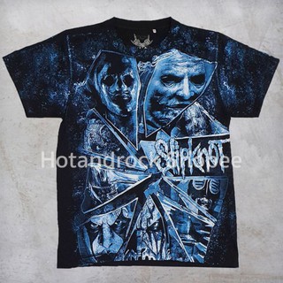 เสื้อวงSLIPKNOT 9 FACES PREMIUM OVP FULLPRINT