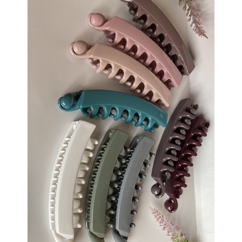 กิ๊บหนีบผมเกาหลี  10 cm นำเข้าจากเกาหลี ของแท้ คุณภาพดี สำหรับหนีบรวบผมทรงหางม้า ไม่ล้มระหว่างวัน Made in Korea ราคา ถูกที่สุด ดีลบีเคเค แกลเลอรีภาพที่ 6