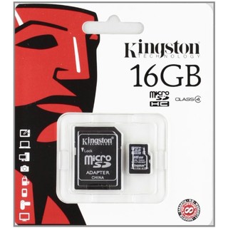 16 GB MICRO SD CARD KINGSTON CLASS 4