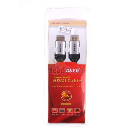 Cable HDMI (V.1.4) M/M (3M) 'OKER'