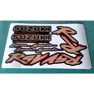 สติ๊กเกอร์ติดรถ suzuki RGV 150-S ปี92 พิมพ์หมึกแท้ญี่ปุ่น