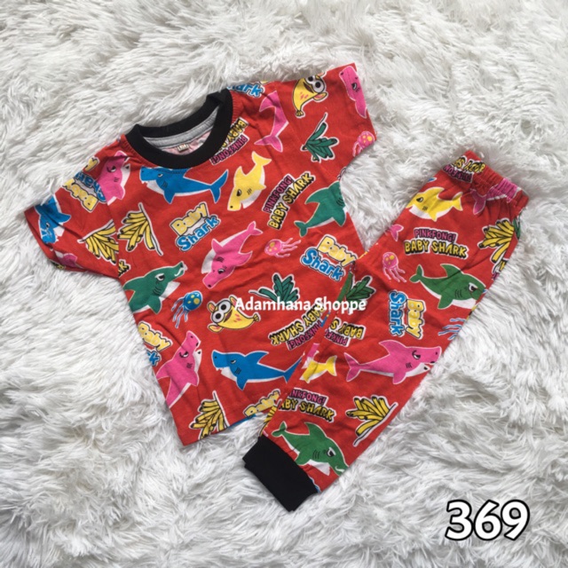 ชุดนอน Baby Shark Kids Size 2-10 (1y-6y)