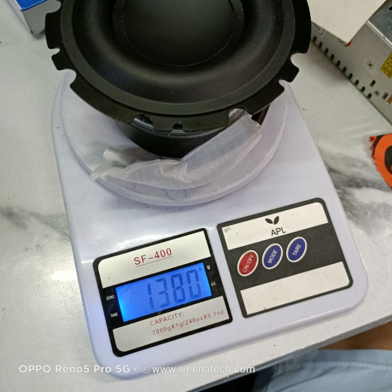 ดอกแอปเปิ้ล ดอกลำโพง apple 4.5" 100w ไม่ใช่ของถอดเป็นของใหม่จากโรงงานประเทศเดนมาร์ก