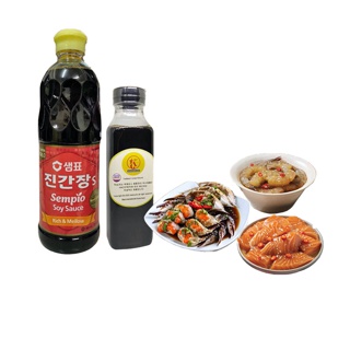 샘표 진간장S Sempio Soy Sauce Jin S ซอสชินคันจัง ซอสดองเกาหลี เยาะ, จิ้ม, ดอง, ขวดใหญ่จุใจ นำเข้าจากเกาหลี by TKkimchi