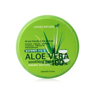 LEAVES NATURAL Aloe Vera Soothing Gel 100% 300 ml