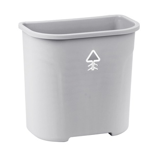 ถังขยะแบบแขวนทรงเหลี่ยม Kassa Home TG54979 สีเทา - ขาว  ถังขยะ  Square hanging trash bin Kassa Home TG54979 gray-white