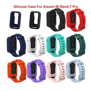 เคสซิลิโคน ป้องกันหน้าจอ สําหรับ Xiaomi Mi Band 7 Pro MiBand 7 Pro