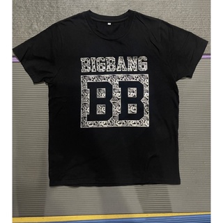 เสื้อ BIG BANG tour Japan สีดำ size กว้าง 40” ยาว 25” มีตำหนิรู ตรงหน้าอก ตามภาพ