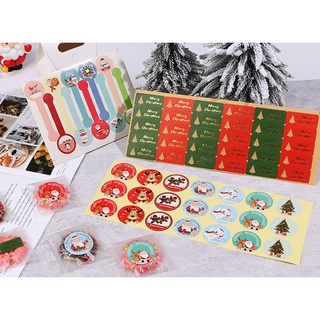 สติ๊กเกอร์ติดถุงขนม คริสต์มาส Sticker Christmas