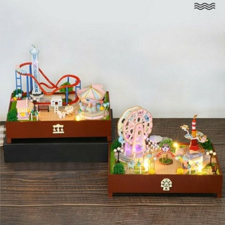 พร้อมส่ง บ้านตุ๊กตา สวนสนุก DIY Amusement Park of your own