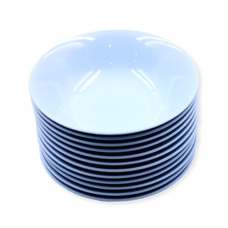 ชามปากบาน สีฟ้า ขนาด 7นิ้ว ยกแพ็ค 12ใบ เอสพี SP ABS PLASTIC BOWL BLUE