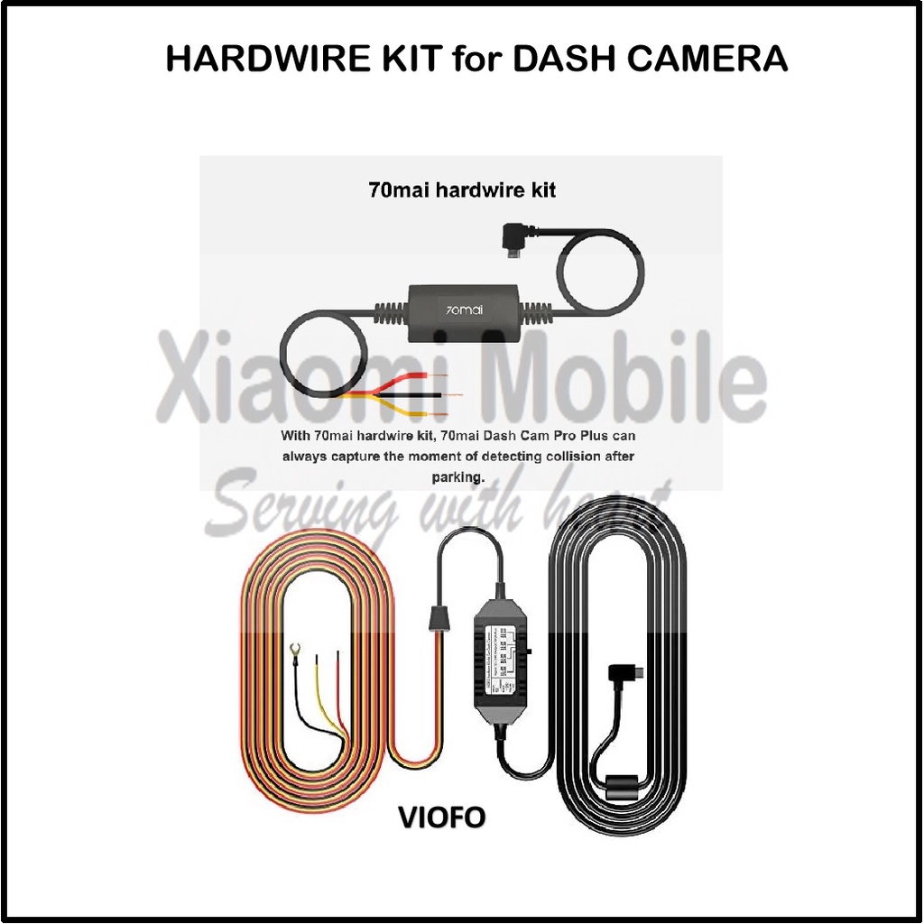 อะแดปเตอร์ สายเคเบิ้ล Hardwire Kit DVR สําหรับกล้อง Dash Shopee Thailand