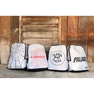 PLACES FACES กระเป๋าเป้ กระเป๋าสะพายหลัง กระเป๋าแฟชั่น LAPTOP Backpack Street Bag Streetwear !!! กระเป๋าสตรีท