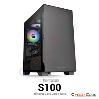 Thermaltake S100 Tempered Glass Micro Chassis (เคส) Case