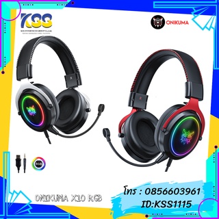 ONIKUMA X10 HEADSET GAMING RGB 3.5mm+USB