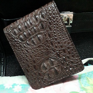 กระเป๋าหนังจระเข้แท้ crocodile wallet