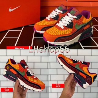 ‼️รองเท้าผ้าใบ N Air max 90 *Day of the Dead* รองเท้ากีฟ้าพร้อมส่ง40-45 มีกล่องกับใบเสร็จให้จ้า ((ไนกี้แอร์แม็ก))