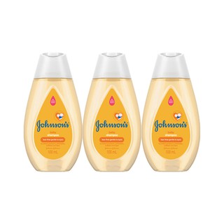 ✨ขายดี✨ จอห์นสัน เบบี้ แชมพู 100 มล. แพ็ค 3 ขวด Johnsons Baby Shampoo 100 ml x 3