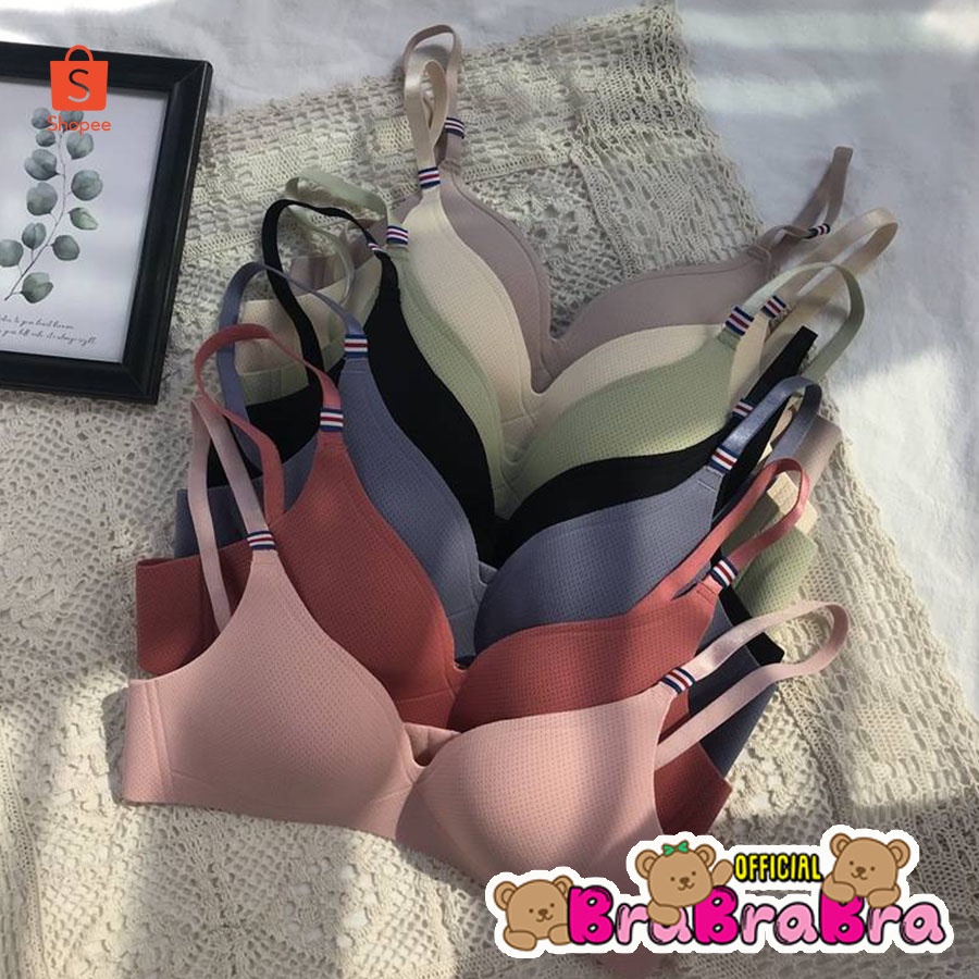 [ส่งจากไทย] 𝑩𝒓𝒂𝑩𝒓𝒂𝑩𝒓𝒂 #bra-143 เสื้อชั้นใน ไร้โครง ฟองหนา 1 ซม ใส่สบาย