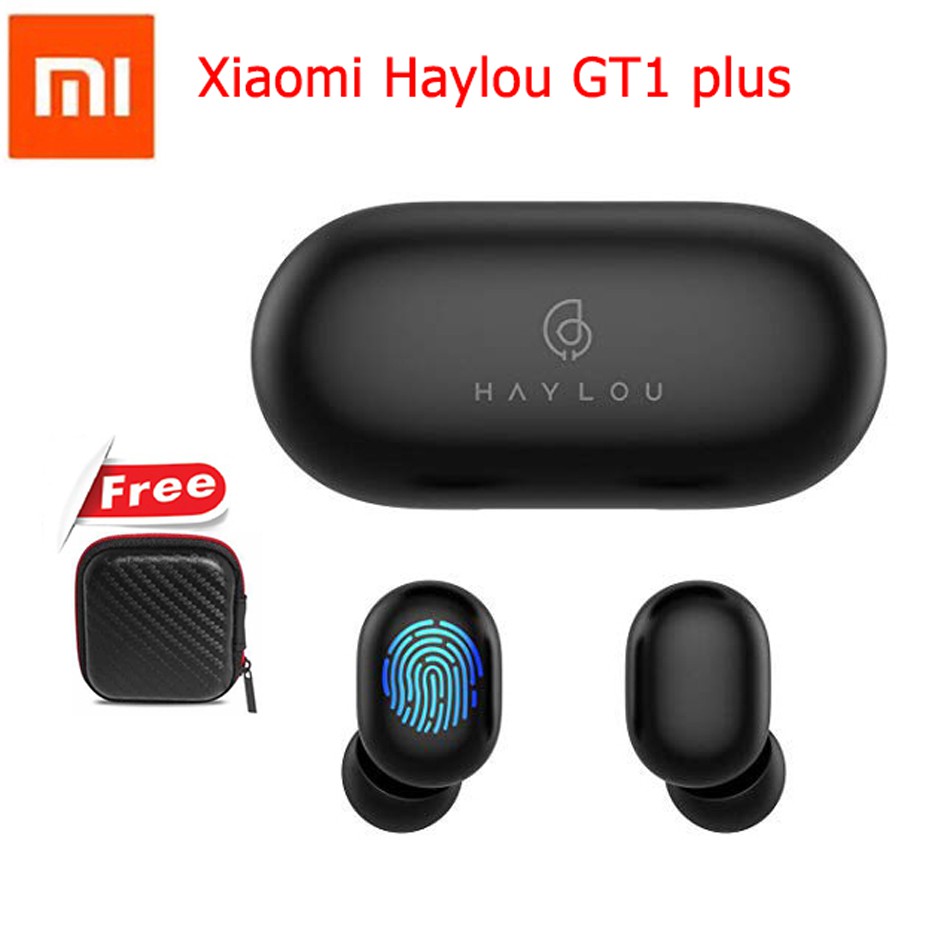 [รับ 40 Coins โค้ด SPCCBX995] Xiaomi Mi Haylou GT1 plus หูฟังบลูทูธไร้สาย สัมผัส มีกระเป๋าเก็บหูฟังแ