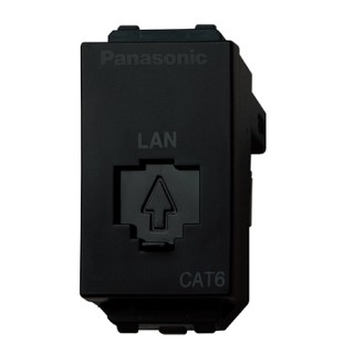 เต้ารับคอมพิวเตอร์ CAT6E สีดำ WEGN24886 INITIO PANASONIC