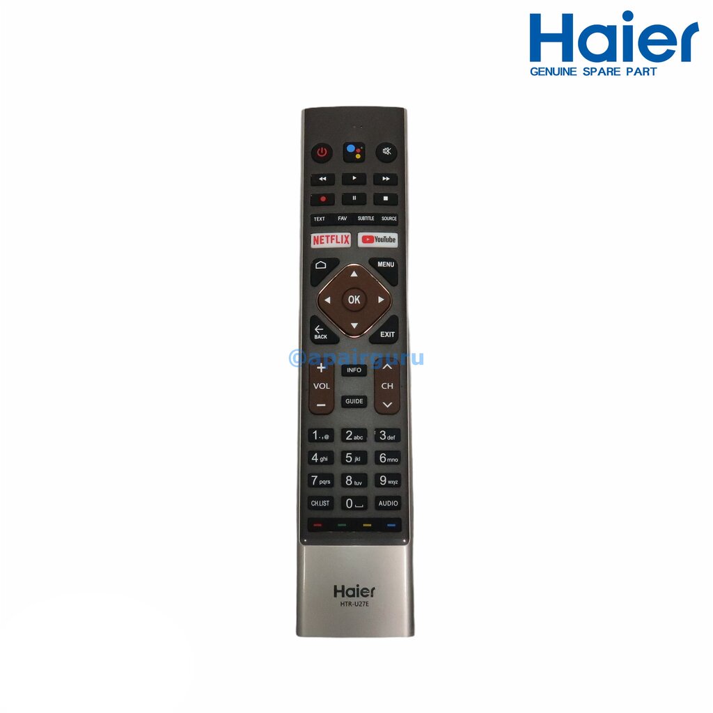 Haier รหัส 0530058514 TV REMOTE CONTROL รีโมททีวี โทรทัศน์ อะไหล่ทีวี ...