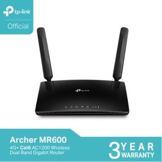 TP-Link Archer MR600 เราเตอร์ใส่ซิม 4G+ Cat6 AC1200 Wireless Dual Band Gigabit Router แค่เสียบซิมการ์ดก็เล่นได้เลย