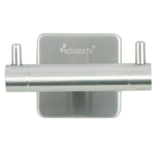 ขอแขวนผ้า NOVABATH NVB-602S สเตนเลสDOUBLE TOWEL HOOK NOVABATH 602S STAINLESS STEEL