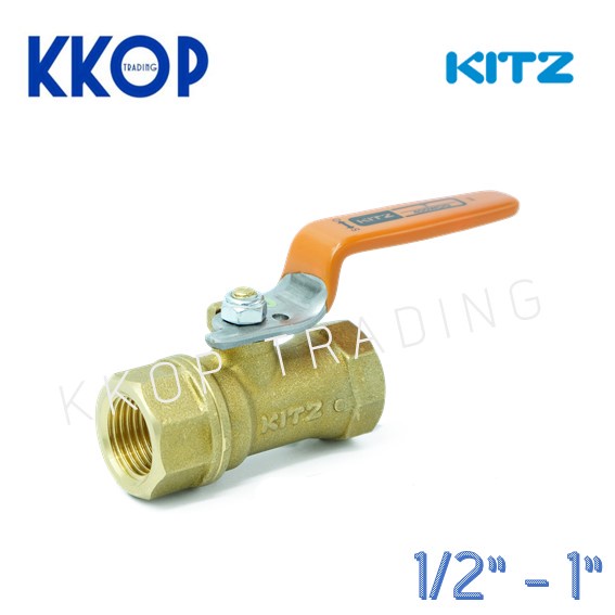 บอลวาวล์ทองเหลือง KITZ คิตซ์ คิตาซาว่า รุ่น T 400psi ขนาด 3/8" - 1"
