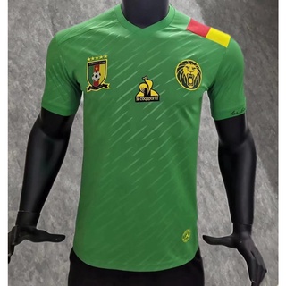 เสื้อกีฬาแขนสั้น ลายทีมชาติฟุตบอล Cameroon Qatar World Cup 22 23 ชุดเหย้า