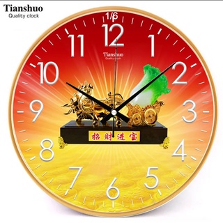 Tianshuo Mute Wall Clock โมเดิร์นห้องนั่งเล่นนาฬิกาห้องนอนแฟชั่น Wall นาฬิกา Home Wall Wall นาฬิกาควอตซ์ Simple Clock