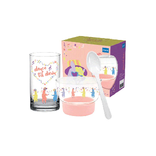 OCEAN แก้ว + ชาม Live Young Breakfast Set (Set of 2)