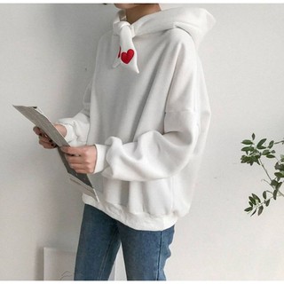 🔥สินค้าขายดี🔥 #เสื้อแขนยาว hoodie ผ้าสำลีปักหัวใจน่ารักมาก🧁อก44-46🧁ยาว27”#ลายยอดฮิต🚧ใส่ได้ทั้ง ชาย-หญิงตัวละ 170฿
