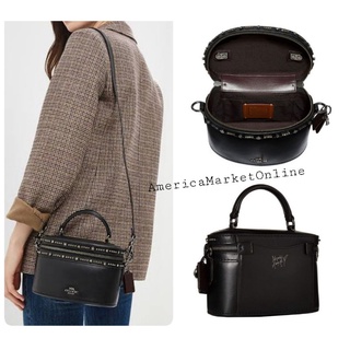 กระเป๋าหนัง COACH/ COACH Crystal Embellished Selena Trail Bag GM and Black