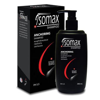 Isomax Shampoo Anchoring Shampoo 200ml. แชมพูสำหรับผมอ่อนแอ หลุดร่วงง่าย ป้องกันผมร่วง