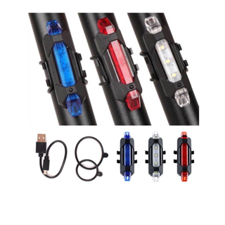 โปรโมชั่น : ไฟ 5LED ติดรถจักรยาน แบบชาร์จ USB สีสันสดใส