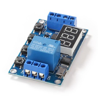 [OTICLE] DC 6-30V 1 Way Automation Cycle Delay Ti Control Off Switch Relay Module