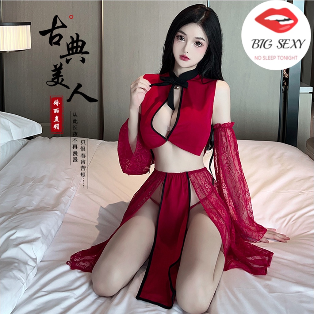 ชุดคอสเพลย์เซ็กซี่ ชุดกี่เพ้า ไซซี 👑เกรดแท้พรีเมี่ยม  ตรุษจีน ชุดนอนเย้ายวนแบบเซ็กซี่ ชุดเนื้อผ้าบาง