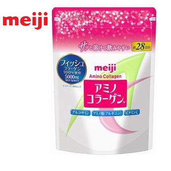 Meiji Amino Collagen 196g คอลลาเจนปลา ส่งตรงจากญี่ปุ่น 100%