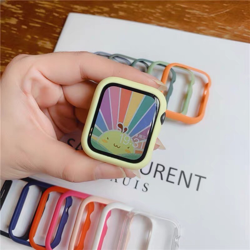 พร้อมส่งจากในไทยค่ะ เคสแข็งแบบด้านฝาครอบ PC แบบบางพิเศษสำหรับ Smart Watch Series 6/5/4/SE
