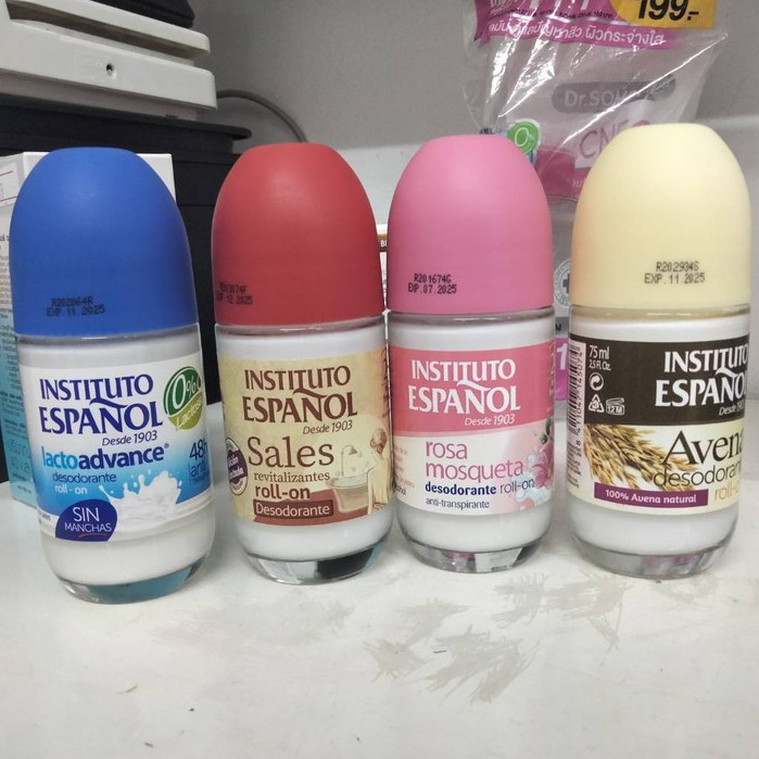 INSTITUTO ESPANOL โรลออน ระงับกลิ่นกายใต้วงแขน 75 ML จากสเปน 5 กลิ่น ของแท้ พร้อมส่งจากไทย (สติ๊กทาใ