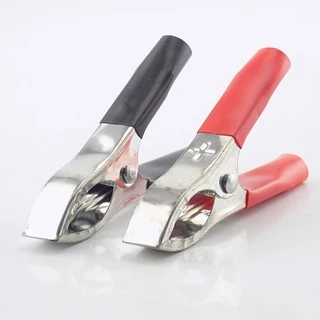 คลิปปากจระเข้ 5A 30A 50A 100A สําหรับทดสอบไฟฟ้า DIY F1TH 1 คู่