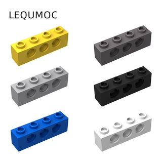 ชิ้นส่วนตัวต่อเลโก้ 3701 High-tech brick 1x4 พร้อมอิฐ 3 หลุม 10 ชิ้น