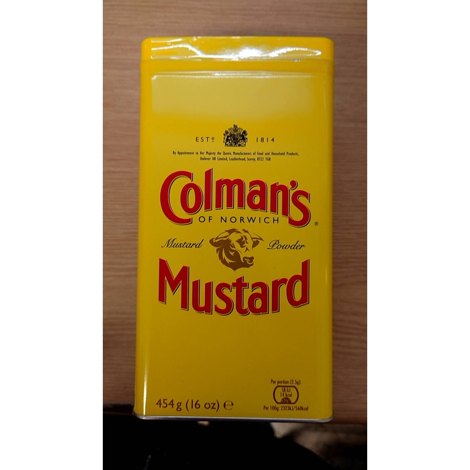 มัสตาร์ดผงโคลแมนส์ Colman's Mustard Powder ขนาด 454 กรัม