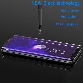 ฟิล์มกระจกกันรอยหน้าจอ oneplus 7 pro/mate 30 20 p 30 pro/vivo nex 3/oppo findx สีฟ้า