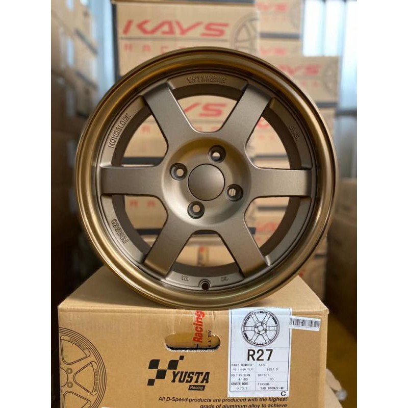 ล้อแม็กใหม่ TE37 น้ำตาล Yusta ขอบ15" 4 รู