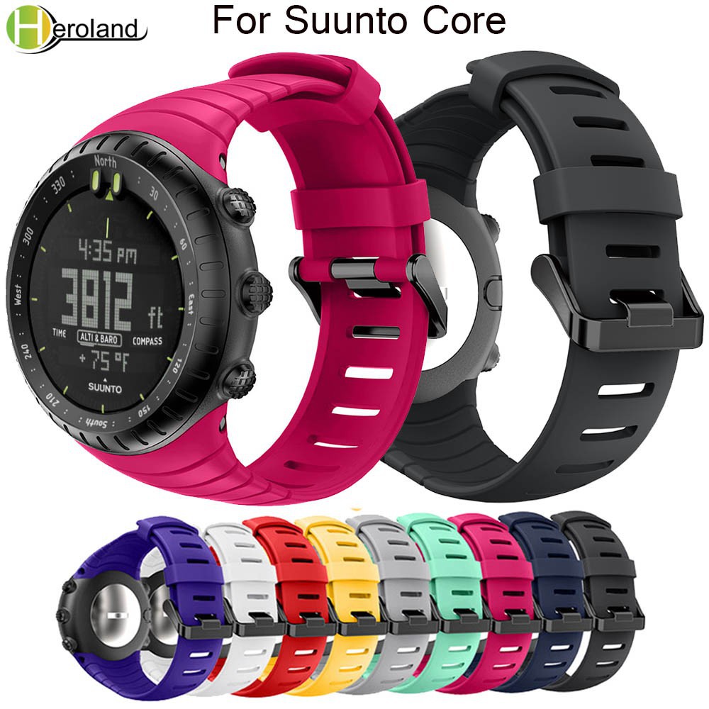 สายนาฬิกาข้อมือซิลิโคน แบบเปลี่ยน สําหรับ Suunto Core WatchBand Smartwatch