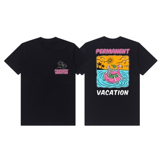 เสื้อยืดผ้าฝ้าย เสื้อยืดแขนสั้น พิมพ์ลาย VACATION พรีเมี่ยม สุดเท่ เหมาะกับของขวัญ สําหรับผู้ชาย และผู้หญิง เสื้อยืด แบบ